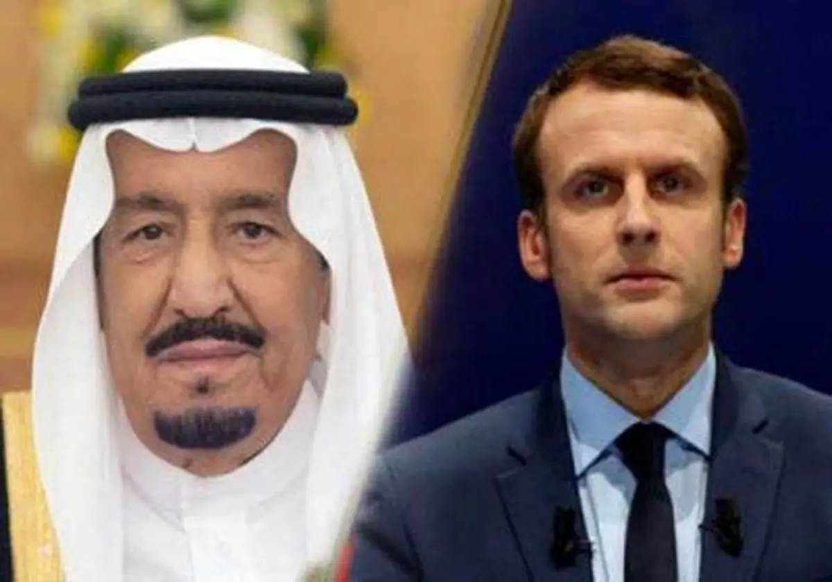 تحولات منطقه و جهان موضوع گفتگوی تلفنی ملک سلمان با ماکرون