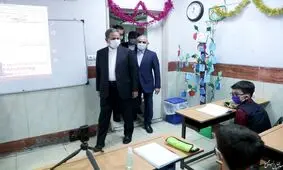 بازدید جهانگیری از روند بازگشایی مدارس در تهران