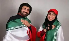 رکوردشکنی برادر و خواهر اهوازی/ کشیدن سه کامیون به وزن ۲۹ تن با دندان