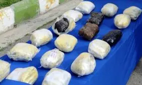 بیش‌از یک تن انواع موادمخدر در سراوان کشف شد