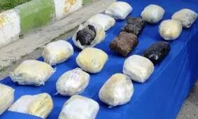 بیش‌از یک تن انواع موادمخدر در سراوان کشف شد