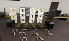 ۱۲نارنجک جنگی توسط بسیجیان ورامین کشف وخنثی شد