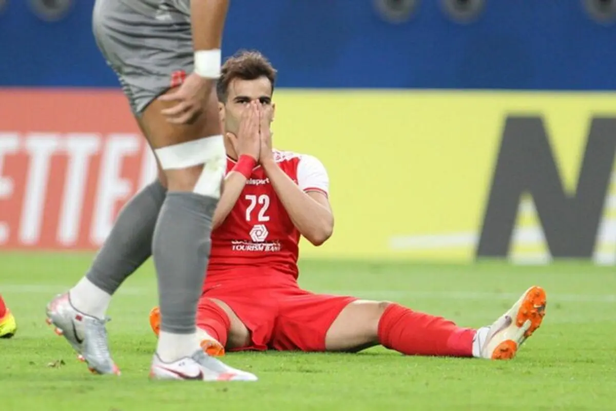 شکست پرسپولیس برابر الدحیل با یک پنالتی مشکوک