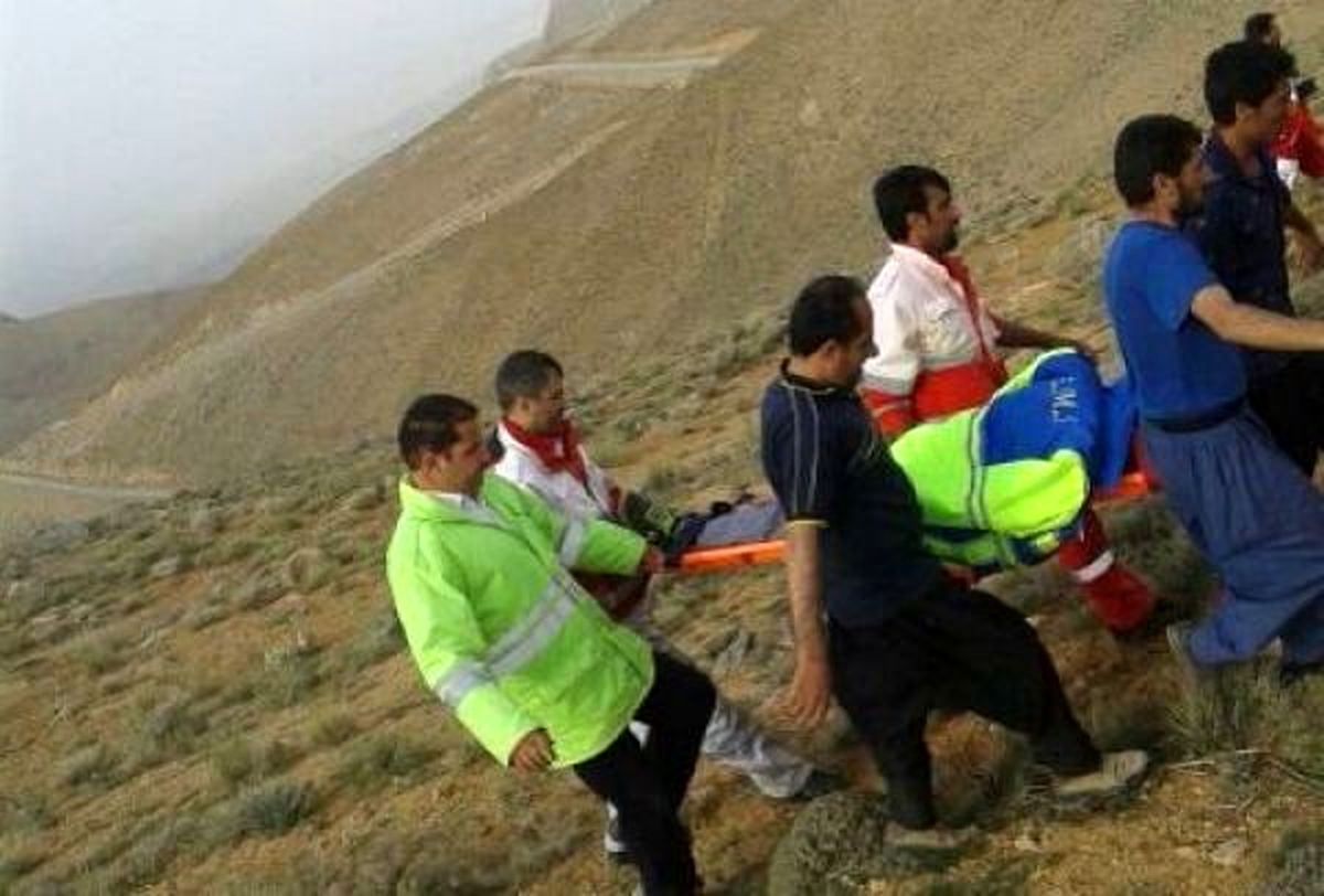 نجات جان کوهنورد البرزی در کوه‌های طارم