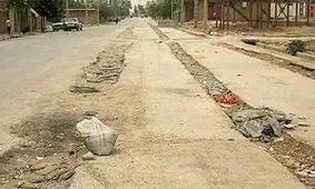 وضعیت نامناسب معابر شهرک کرناجی کرمانشاه به روایت تصویر