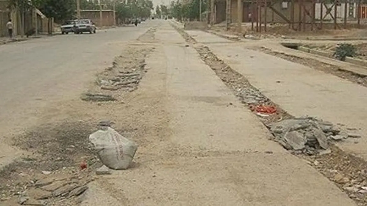 وضعیت نامناسب معابر شهرک کرناجی کرمانشاه به روایت تصویر
