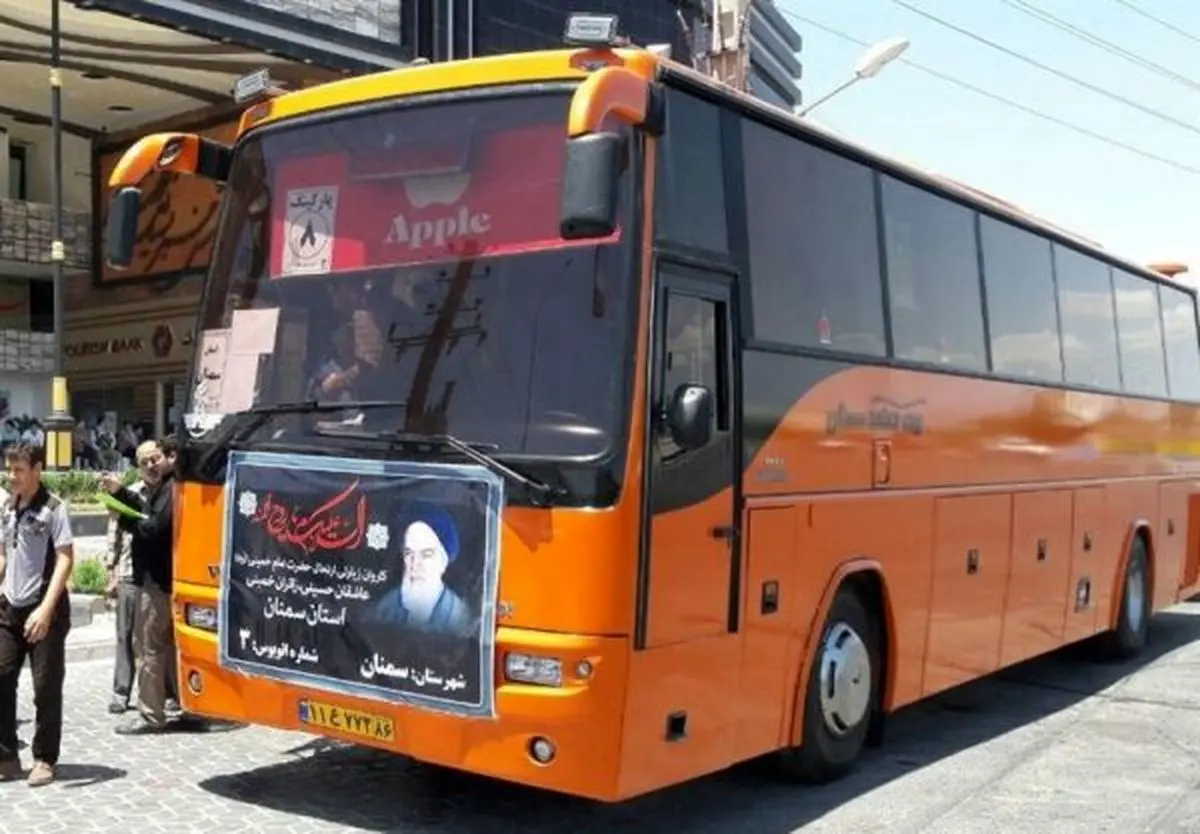 ۳۳۰۰ نفر از مردم استان سمنان به مرقد امام خمینی (ره) اعزام شدند