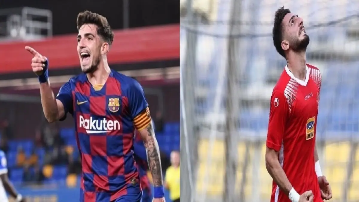 شباهت عجیب ستارگان جوان بارسلونا و پرسپولیس/ عکس