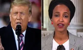 ایلهان عمر پاسخ ترامپ را داد؛ رییس جمهور یک نژادپرست است