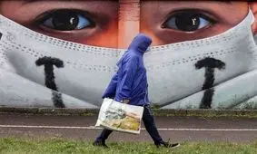 رد پای کرونا بر دیوارهای جهان/ عکس