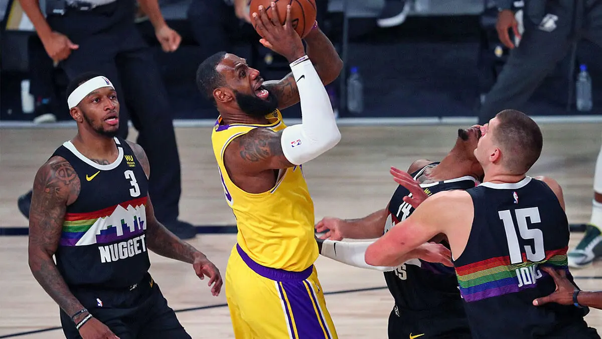 پلی آف لیگ بسکتبال NBA/ لیکرز در یک قدمی فینال