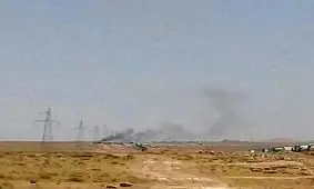 درگیری شدید ارتش سوریه با داعش در اطراف جاده حلب