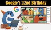 گوگل تولد ۲۲ سالگی خود را جشن گرفت