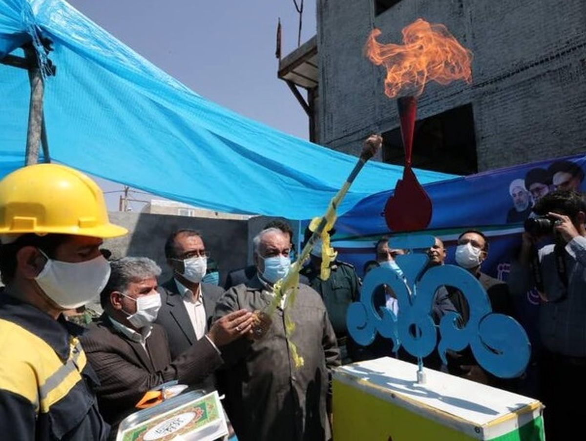 افتتاح طرح گازرسانی روستایی در شهرستان سرپلذهاب