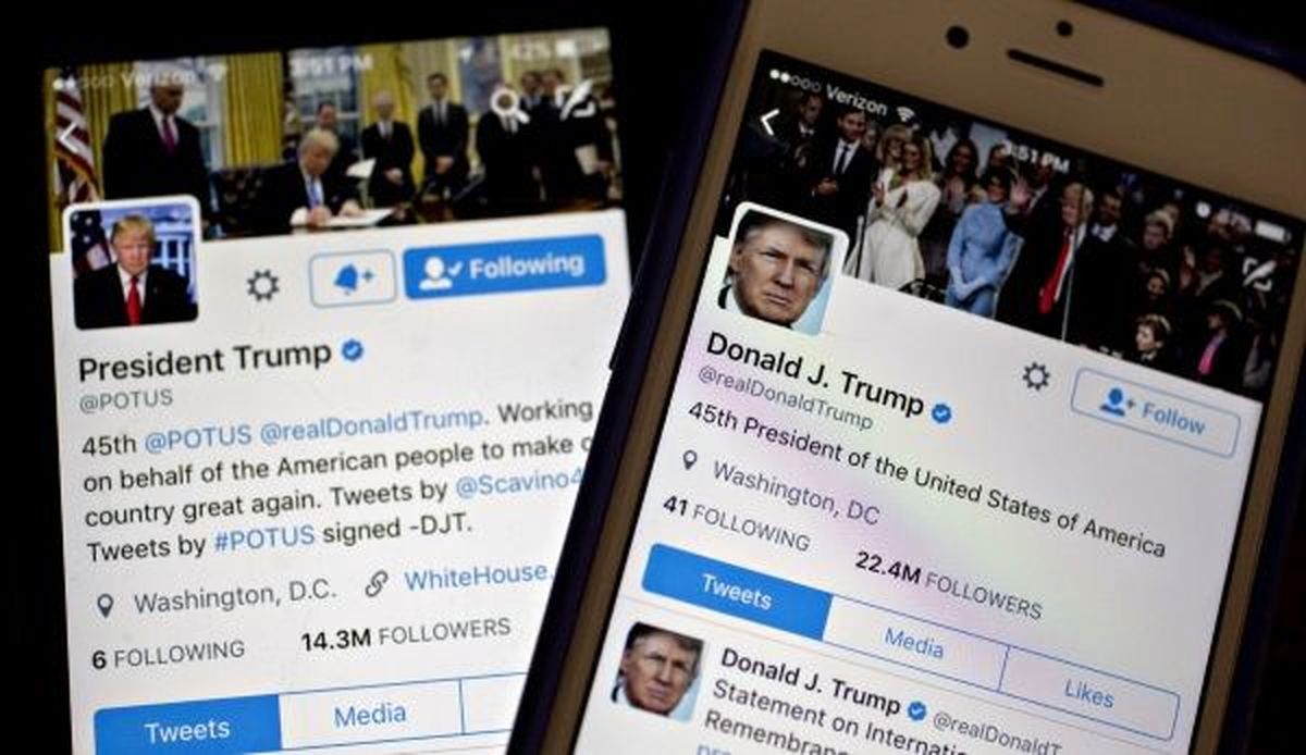 غلط املایی در توییتر کار دست ترامپ داد