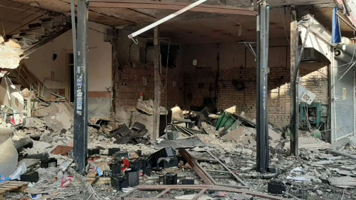 ویدیویی از خسارات سنگین ناشی از انفجار امروز در نسیم شهر