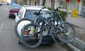 جریمه ۶۰۰ هزار ریالی برای نصب دوچرخه روی صندوق عقب