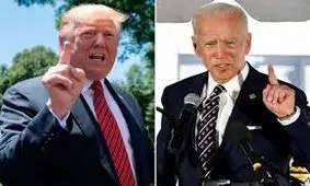 ترامپ با اختلاف ۱۰ درصد از بایدن عقب است