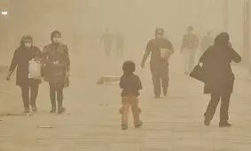 خیزش گردوخاک در خوزستان