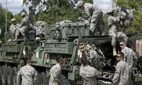 یک گردان تانک آمریکا به لیتوانی منتقل شد