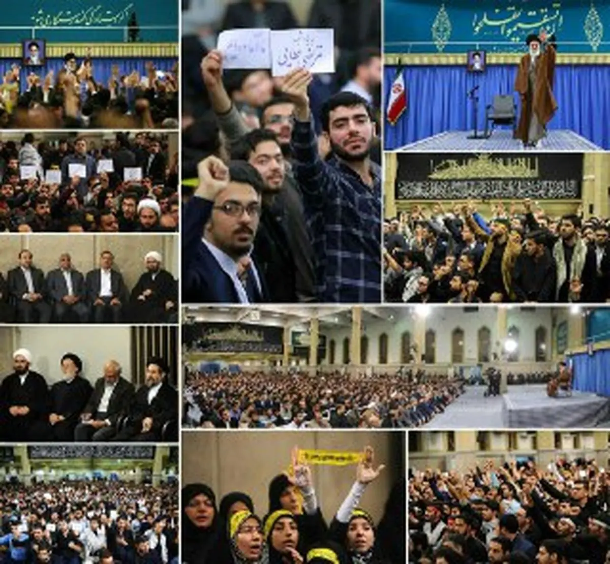 مقام معظم رهبری در دیدار دانشجویان: چرا هیچ نشانه‌ای از ۷۰ جلد اسناد لانه جاسوسی در مدارس و دانشگاه‌ها نیست؟