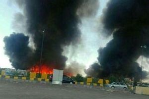 مهار آتش سوزی در کارخانه خودروسازی کرمان