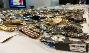 کشف محموله میلیاردی ساعت مچی در بوکان