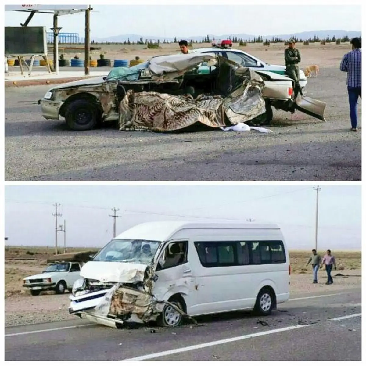 تصادف در جاده سنگان خواف ۳ کشته برجای گذاشت