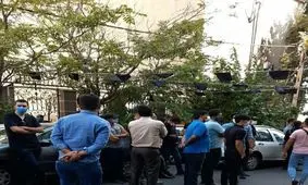 شعار هواداران استقلال: ترسوها بیایید پایین!