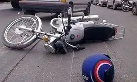 فوت راکب موتور سیکلت در راور