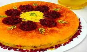 طرز تهیه ته چین گوشت مجلسی
