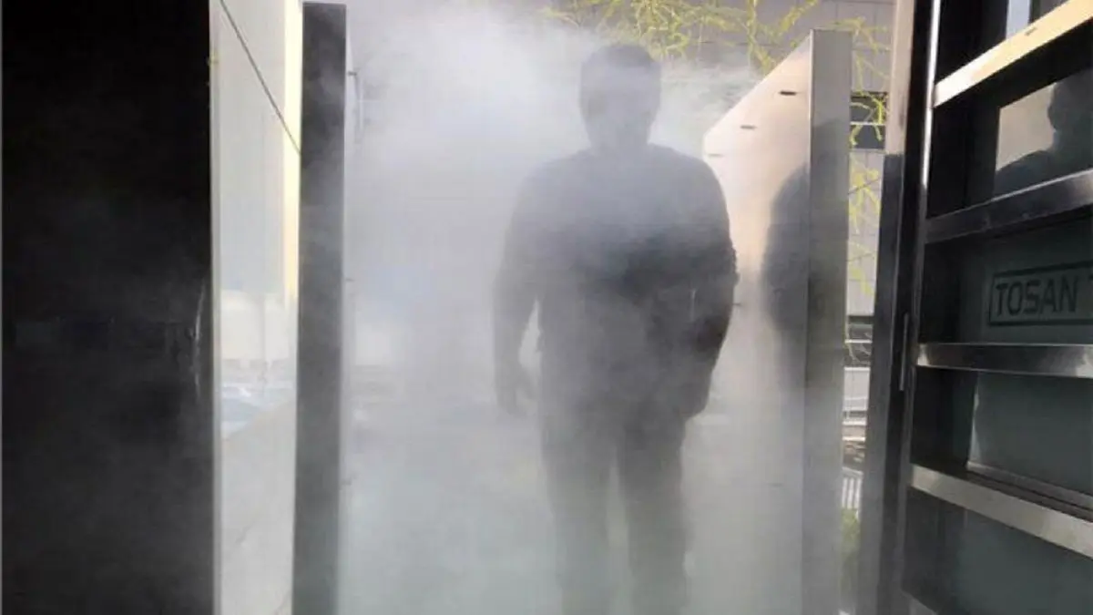 ساخت دستگاهی که تا ۱۵۰ متر را ضدعفونی می‌کند