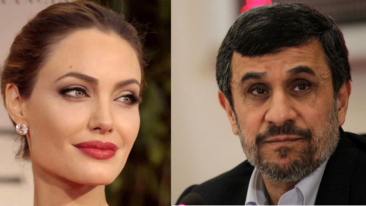 توییت احمدی‌نژاد خطاب به آنجلینا جولی: برای اصلاح وضع جهان همه با هم تلاش خواهیم کرد