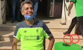 سورپرایز عادل فردوسی‌پور به مناسبت تولدش/ ویدئو