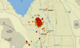 وقوع بیش از ۶۰۰ زمین لرزه در یک نقطه!