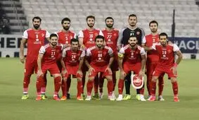 جشن صعود به فینال بازیکنان و اعضای تیم پرسپولیس