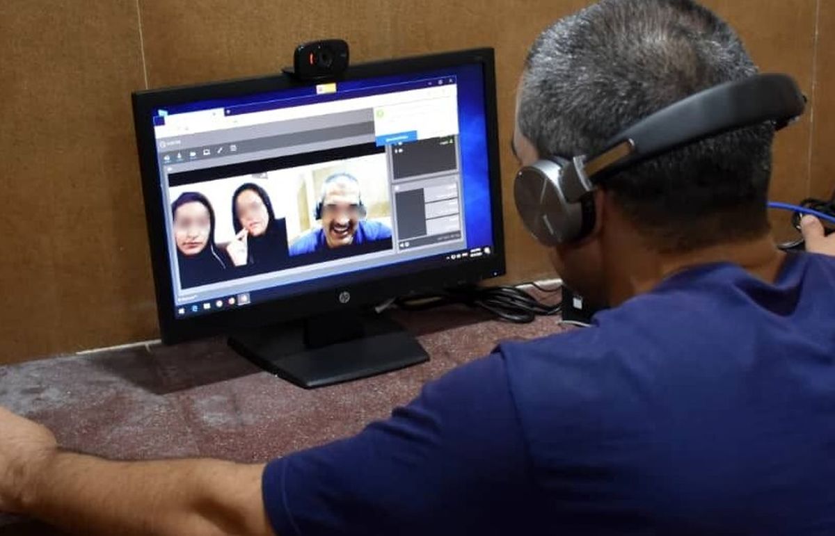 سالن ملاقات الکترونیک در زندان مرکزی بندرعباس راهاندازی شد