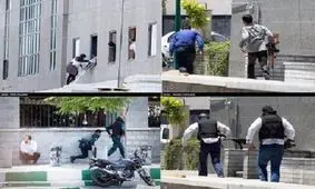 انتشار برای نخستین بار/ تصاویر دوربین‌های مداربسته مجلس از حادثه تروریستی دیروز