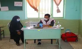 ارائه خدمات درمانی کاروان نذر آب به ۷۵۰ نفر در روستاهای سربیشه