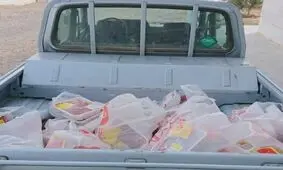 کشف 150 کیلو مرغ و گوشت قرمز فاسد از یک فروشگاه زنجیره‌ای در ساوه
