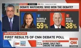 معاون بایدن مایک پنس را در مناظره نابود کرد/ سی ان ان: کامالا هریس پیروز قاطع مناظره انتخاباتی