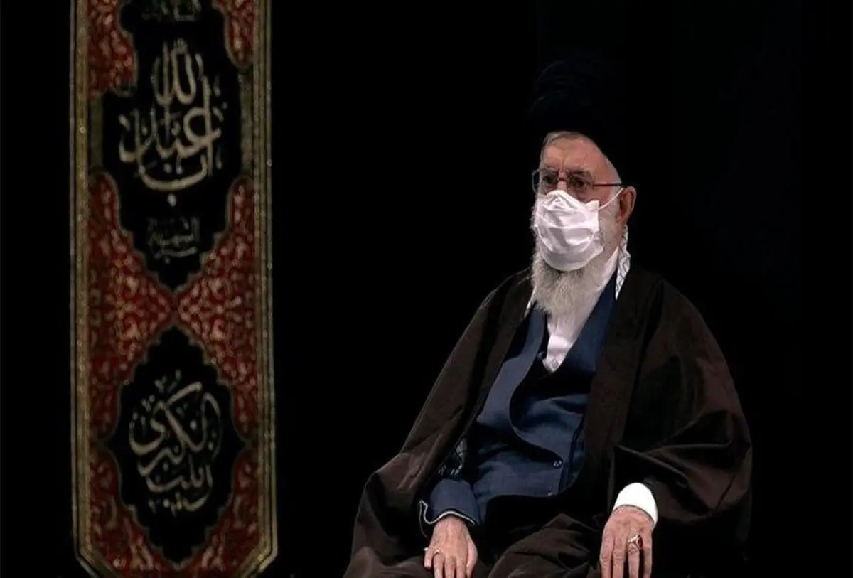 بغض رهبر انقلاب هنگام ذکر نام سردار شهید قاسم سلیمانی/ عکس