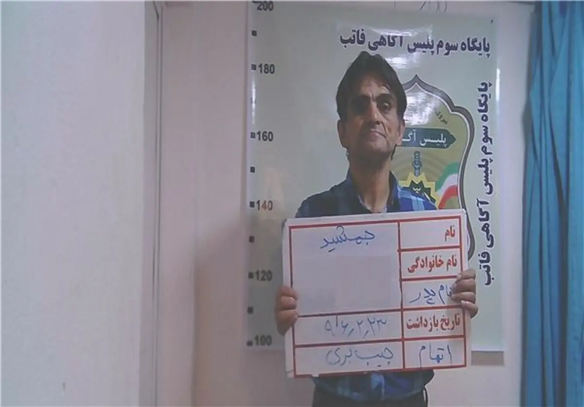 دستگیری سارق جیب‌بر برای سی امین بار+عکس