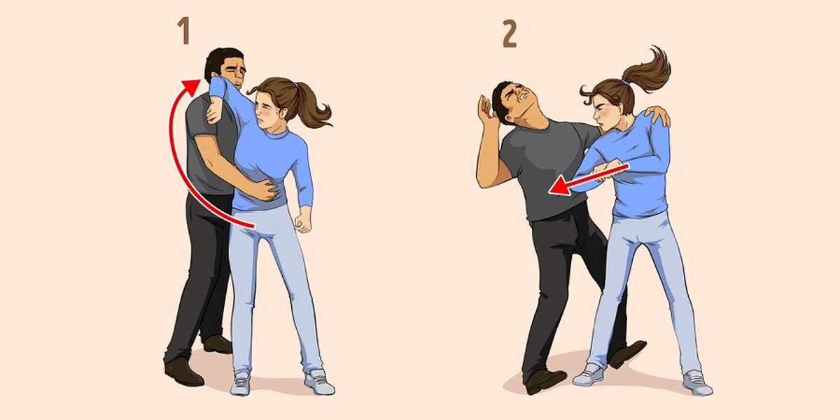 ۷ تکنیک دفاع شخصی برای خانم ها