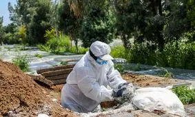 وحشتناک‌ترین روز کرونایی تهران کی بود؟/ثبت بیش از ۱۵ هزار مرگ به علت کرونا در بهشت‌زهرا