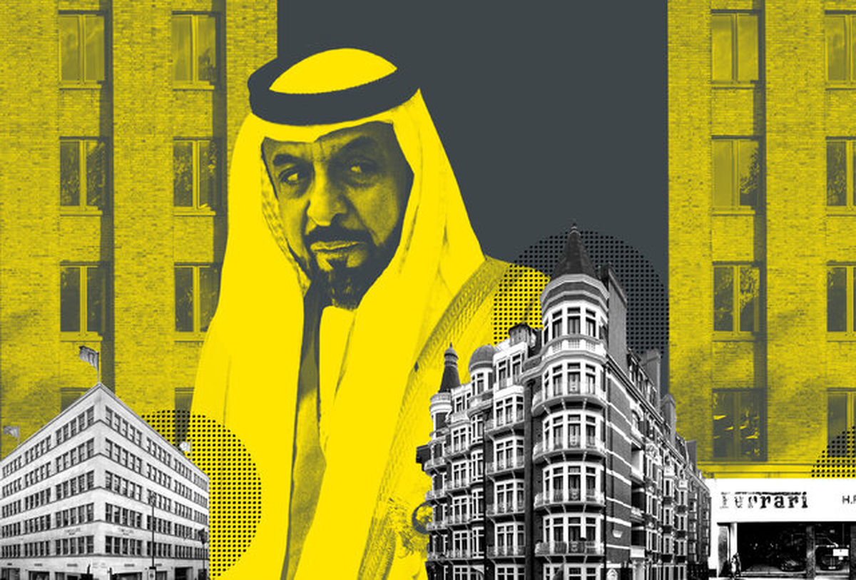 امپراتوری املاک ۵ میلیارد پوندی شیخ خلیفه در لندن