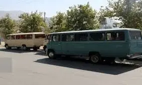 مینی‌بوس‌های کبودراهنگ در مصاف با کرونا از دور خارج شدند