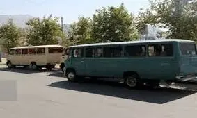 مینی‌بوس‌های کبودراهنگ در مصاف با کرونا از دور خارج شدند
