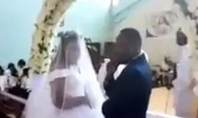 رسوا شدن داماد خیانت کار وسط مجلس عروسی/ ویدئو