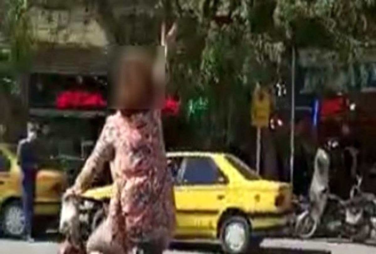 زن دوچرخه‌سوار نجف آبادی دستگیر شد